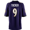 Image of Justin Tucker Baltimore Ravens Game Jersey - Purple 2018/2019