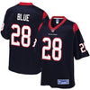 Image of Alfred Blue Houston Texans NFL Pro Line Player Jersey Navy