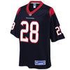Image of Alfred Blue Houston Texans NFL Pro Line Player Jersey Navy