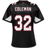 Image of Derrick Coleman Arizona Cardinals Pro Line Women's Player Jersey – Black 2018/2019
