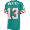 Image of Dan Marino Miami Dolphins Mitchell & Ness Retired Player Vintage Jersey - Aqua 2018/2019