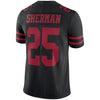 Image of Richard Sherman San Francisco 49ers Vapor Untouchable Limited Jersey - Black 2018/2019