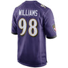 Image of Brandon Williams Baltimore Ravens Game Jersey - Purple 2018/2019