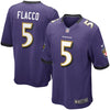 Image of Joe Flacco Baltimore Ravens Game Jersey - Purple 2018/2019