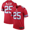 Image of LeSean McCoy Buffalo Bills Color Rush Legend Jersey - Red 2018/2019