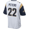 Image of Marcus Peters Los Angeles Rams Game Jersey White