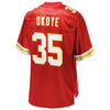 Image of Christian Okoye Kansas City Chiefs NFL Pro Line Retired Player Jersey Red