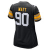 Image of T.J. Watt Pittsburgh Steelers Women's Game Jersey – Black 2018/2019