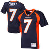 Image of John Elway Denver Broncos Mitchell & Ness 1998 Retired Player Vintage Replica Jersey - Navy Blue