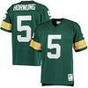 Image of Paul Hornung Green Bay Packers Mitchell & Ness Retired Player Replica Jersey - Green