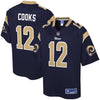 Image of Brandin Cooks Los Angeles Rams NFL Pro Line Player Jersey Navy