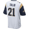 Image of Aqib Talib Los Angeles Rams Game Jersey  White