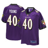 Image of Kenny Young Baltimore Ravens Pro Line Player Jersey – Purple 2018/2019