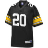 Image of Rocky Bleier Pittsburgh Steelers Pro Line Retired Player Jersey – Black 2018/2019