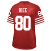Image of Jerry Rice San Francisco 49ers Pro Line Women's Retired Player Jersey – Red 2018/2019