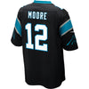 Image of DJ Moore Carolina Panthers Draft First Round Pick Game Jersey – Black 2018/2019