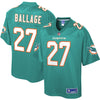 Image of Kalen Ballage Miami Dolphins Pro Line Player Jersey – Aqua 2018/2019