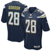 Image of Melvin Gordon Los Angeles Chargers Player Game Jersey  Navy