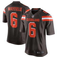 Baker Mayfield Cleveland Browns Draft First Round Pick Game Jersey – Brown 2018/2019