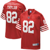 Image of John Taylor San Francisco 49ers Pro Line Retired Player Jersey – Scarlet 2018/2019