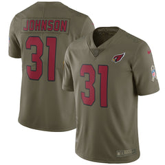 David Johnson Arizona Cardinals Salute To Service Limited Jersey - Olive 2018/2019