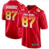 Image of Rob Gronkowski AFC Red 2018 Pro Bowl Game Jersey 2019