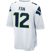 Image of 12s Seattle Seahawks Game Jersey - White 2018/2019