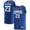 Image of Lou Williams LA Clippers Branded Fast Break Jersey Royal - Icon Edition