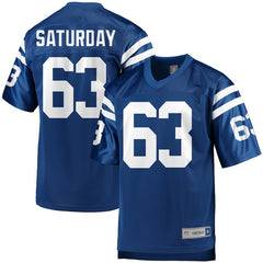 Jeff Saturday Indianapolis Colts NFL Pro Line Retired Player Jersey  Royal