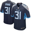 Image of Kevin Byard Tennessee Titans New Game Jersey – Navy 2018/2019