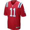 Image of Julian Edelman New England Patriots Game Jersey - Red 2018/2019