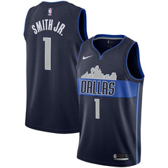 Dennis Smith Jr Dallas Mavericks Swingman Jersey - Statement Edition – Navy