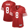 Image of Steve Young San Francisco 49ers Pro Line Women's Retired Player Jersey – Scarlet 2018/2019