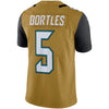 Image of Blake Bortles Jacksonville Jaguars Vapor Untouchable Color Rush Limited Player Jersey - Gold