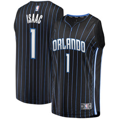 Jonathan Isaac Orlando Magic Branded Fast Break Player Jersey - Statement Edition - Black