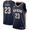 Image of Anthony Davis New Orleans Pelicans Swingman Jersey Navy - Icon Edition