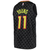 Image of Atlanta Hawks Trae Young Men's Swingman Jersey - Black