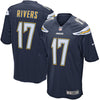 Image of Philip Rivers Los Angeles Chargers Game Jersey - Navy Blue