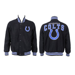 Indianapolis Colts black Bomber Hoodie 2018 - 2019