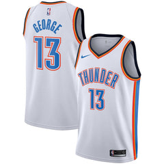 Paul George Oklahoma City Thunder Swingman Jersey - Association Edition – White