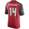 Image of Ryan Fitzpatrick Tampa Bay Buccaneers Game Jersey – Red 2018/2019