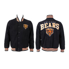 Chicago Bears Black Bomber Hoodie 2018 - 2019