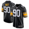 Image of T.J. Watt Pittsburgh Steelers Game Jersey - Black 2018/2019