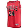 Image of Lauri Markkanen Chicago Bulls Branded Fast Break Jersey Red - Icon Edition