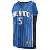 Image of Mohamed Bamba Orlando Magic Branded 2018 NBA Draft First Round Pick Fast Break Jersey Blue – Icon Edition