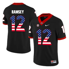 Brice Ramsey 12 Black Georgia Tech Jersey 2018 - 2019