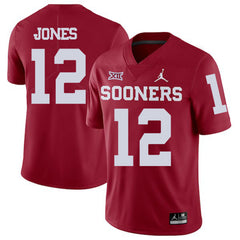Landry Jones 12 Red Oklahoma Sooners Jersey 2018 - 2019