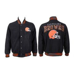 Cleveland Browns Black Bomber Hoodie 2018 - 2019