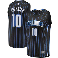 Evan Fournier Orlando Magic Branded Fast Break Jersey Black - Statement Edition