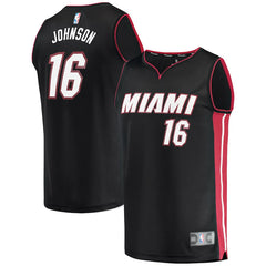 James Johnson Miami Heat Branded Fast Break Player Jersey - Icon Edition – Black